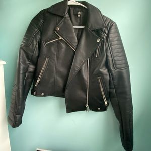 Faux Leather Jacket